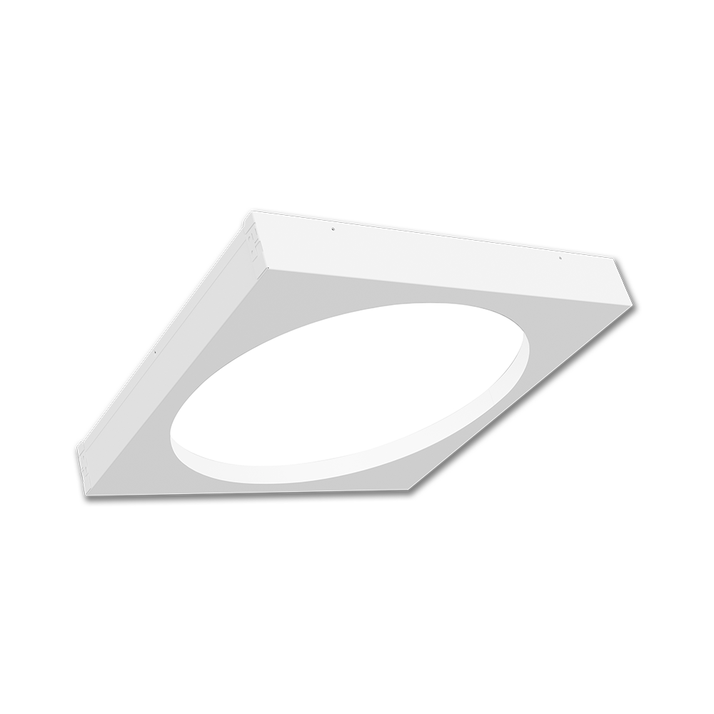 Product image for LED - Architectural Recessed Troffer with Regressed Circular Lens 