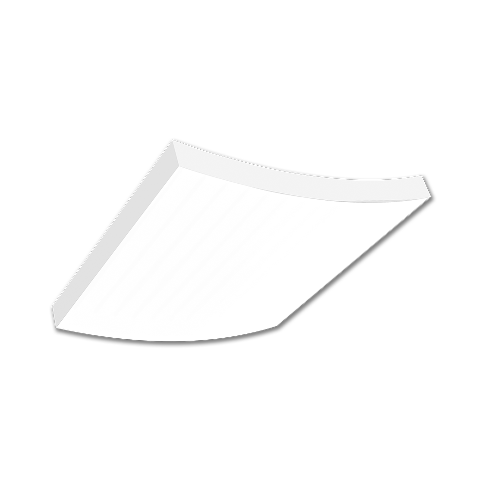 Product image for LED - 4x4 Architectural Suspended Convex Luminaire